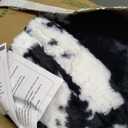 Toddler Chair with Faux Rabbit Fur  2-in-1 Foldable Kids Couch, Soft Sofa for Reading, Bedroom or Playroom Use, Ages 1-3Cow