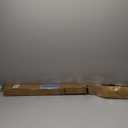 Tension Curtain Rod 51-126 Inch, Long Curtain Rod No Drilling for Window or Bathroom, Outdoor Curtain Rods for Patio Tension Rods, Easy to Install, Never Rust, Rod Diameter 1.26 Inches - Black