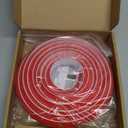 JSIWOTH 20Ft Quarter Round Trim L-Shaped Bendable Silicone Self-Adhesive Peel and Stick Molding for Floor Edge, Wall Corner, Stairs, Cabinet & Tub, White