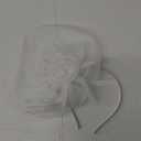 BABEYOND Women's Fascinator Hat Kentucky Hat Feather Derby Fascinator Tea Party Hat for Wedding Party White