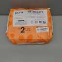 Pura Hypoallergenic Diapers, Size 2 (7-13 lbs) Totally Chlorine Free, Wetness Indicator, Suitable for Sensitive Skin, Soft Organic Cotton Comfort, Overnight, 1 Pack of 29 Baby Diapers