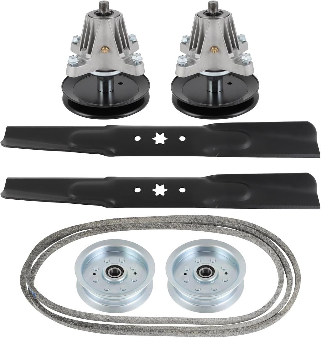 OCPTY 42" Lawn Mower Deck Rebuild Kit Toro LX and MTD 2010 Models | Spindles-618-06976 618-06976A 918-06976, Blades-742-04308 742-04312 742-0656 942-04308 942-04312 490-110-M108 Mower Deck Kit