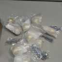 Goldenwarm 20 Pack Gold Knobs for Dresser Round Ball Brushed Gold Cabinet Knobs Brass Kitchen Drawer Hardware Cupboard Dresser Bathroom Single Hole