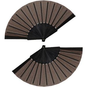 3 x Boots on The Ground Hand Fan for Line Dancing, Black Folding Fan for Stage Performance, Outdoor Events, Travel Casual Use, Stylish Lightweight Handheld Fan, Decorative Folding Hand Fan for Wall Decor