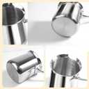 IMEEA Turkish Coffee Pot SUS304 Stainless Steel Coffee Maker for Briki Greek & Arabic Cezve Ibrik (20oz)