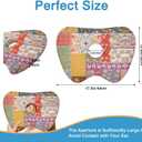 Ear Piercing Pillow with Ear Hole for Side Sleeper Relief Ear Pain,Cotton and Polyester Ear Pillows,Washable Ear Guard Pillow, One Size