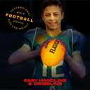Light Up Football Glow in the Dark Ball NO 6 Boys Gifts Outdoor Sports, Birthday Gifts for Boys 8-15+ Year Old Kids Teenage Youth Gift Ideas Boy Toys Stuff Ages 8 9 10 11 12 13 14 15