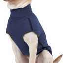Dog Sweater Pullover Cold Weather Vest for Dogs Dog Sweatshirt & Jacket for Indoor and Outdoor Use (Small, Navy Blue)