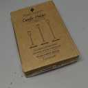 Candle Holder - 3 PCS Candlestick Holders - Vintage Candle Stick Holder - Modern Decorative Centerpiece - Cozy Atmosphere Gift for Home Decor, Wedding, Black Taper