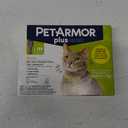 PetArmor Plus Flea and Tick Prevention for Cats, Cat Flea and Tick Treatment, 3 Doses, Waterproof Topical, Fast Acting, Cats Over 1.5 lbs (3 Count)