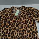 QACOHU Summer Dresses for Women V Neck Ruffle Short Sleeve Casual Shift Dress (Medium, C-leopard Print)