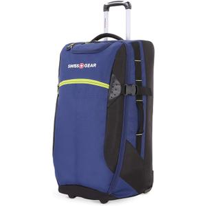 SwissGear Extra Lightweight Rolling Duffel, Blue/Green, X-Large 28-Inch