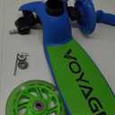 Scooter for Kids Ages 3-5 - Light Up Wheels, Extra Wide Deck, Foot Activated Break, Self Balancing Kids Toys for Boys & Girls