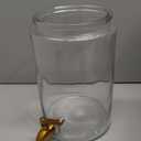 Drink Dispensers for Parties,2 Pack 1 Gallon Beverage Dispenser with Stand,Drink Dispenser With Glass Lid and Stainless Steel Spigot Leak-Proof, Ideal for Lemonade,Juice, Tea, and Party Drinks