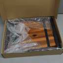 Demigo Bathroom Corner Counter Organizer 13.2x9.9 inch, 2 Tier Acacia Wood Organizer Countertop, Corner Storage Shelf Standing Rack, Cosmetic Vanity Tray Kitchen Spice Rack, Bathroom Storage Décor