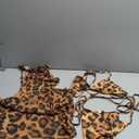 Women's One Piece Swimsuit with Cover up Set Beach Wrap Skirt Retro Bikini Set Two Piece Bathing Suit with Cover up, Small