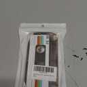 Case for iPhone 14 Matte Finish Heavy Duty Soft Back Cover with Reinforced Corners TPU Soft Bumper Retro Cassette Tape Case Compatible with iPhone 14