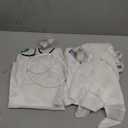 JOYIN 3 pcs Halloween Outdoor Decoration 47” Lighted White Ghost Windsock Hanging Decorations for Yard Tree Porch Halloween Outdoor Decoration