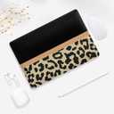 Seorsok Compatible with MacBook Air 13 inch Case 2022 2021 2020 2019 2018 Release Model A1932 A2179 M1 A2337 with Touch ID Cool Cheetah Laptop Plastic Hard Shell&Keyboard Cover-Beige&Black