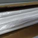 41 to 185 Inch Tension Curtain Rod No Drill White Shower Curtain Rod Extra Long Heavy Duty Tension Rod for Windows, Patio, Bathroom - Renter Friendly Adjustable Curtain Rods