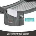 CHULIM Double Quilted Fabric Hammock with Hardwood Spreader Bars and Pillow 450 LBS Capacity 2 Person Large Hammock for Outdoor Patio Backyard Poolside - Dark Grey
