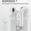  Acoustix True Wireless Earbuds - White & 2 Pack Wired Earbuds Black and White