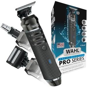 Wahl USA Pro Series High Visibility Skeleton Style Trimmer, Lithium-Ion Cordless USB Rechargeable All in One Shaving & Close Cutting Beard Trimmer for Men with Near Zero Gap Blade – 3026018