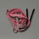 Fashion Puppy Harness with Diamantes and Lead Cute Girls Bling Dog Harness with Bling Leashes for Small Dogs (Pink), Size: S