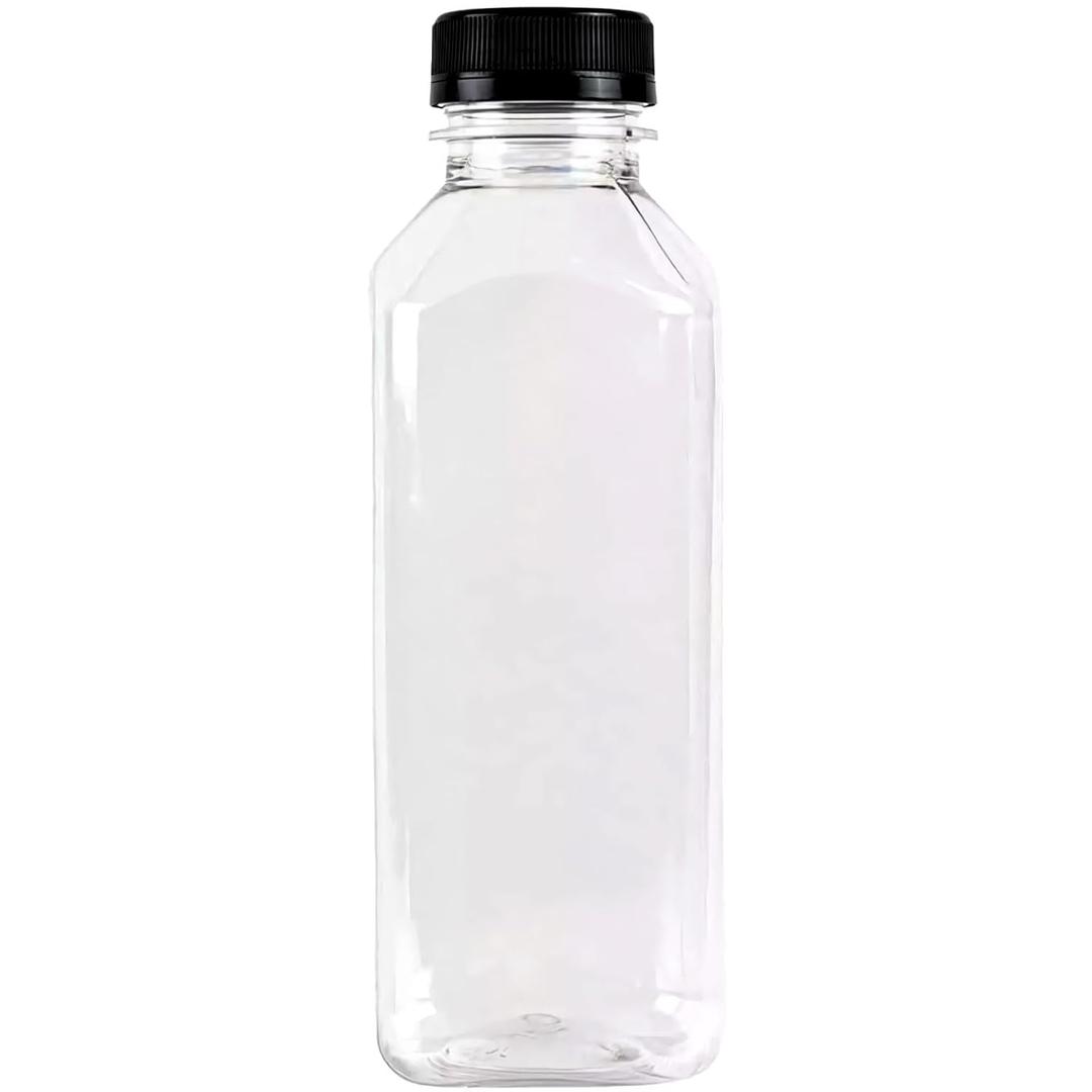 Blue Sky Clear Disposable Plastic Bottles with Lids - (1 Count) 32 oz Multipurpose Serveware Containers for Parties, Events & Everyday Use