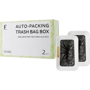 Furbulous Auto-Packing Trash Bag Box 2 Pieces for Furbulous Box Automatic self-Cleaning and Packing cat Litter Box