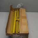 Arch Backdrop Stand Set of 2 With Black Cover (7.2FT+6FT) Gold Metal Wedding Arch Stand Balloon Arched for Birthday Party Baby Shower Graduation Ceremony Decoration