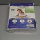 Full Size Mattress or Box Spring Encasement (8"-11" Depth) Waterproof Zippered Protector Hypoallergenic Premium Bedbug Double Size Bed Cover Protects from Dust White, 54W"x75L"