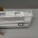 LazBlinds No-Drill Cordless Zebra Blinds - Dual Layer Light Filtering & Room Darkening, Free-Stop Lift, Easy Install, Day & Night Privacy with Valance for Window 27" W x 72" H, White