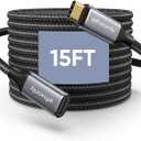 efhxonly USB C Extension Cable 15ft, USBC Extender Type C Male to Female Extension Cord, 100W/5A Fast Charging for iPhone16/15, MacBook Air/Pro, iPad Pro, USB C Hub, Mag-Safe Charger
