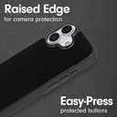 Crossbody Case for iPhone 17 with Gold and Vegan Leather Woven Detachable Chain - Black