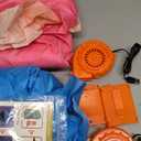 Ramede 2 Pcs Giant Inflatable Baby Costume 96 Inch Gender Reveal Ideas Boy and Girl Blow Costume Outfit for Adult Baby Shower Gender Reveal Party Halloween Christmas Cosplay Supplies