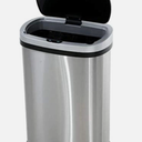 13 Gallon Touch Free Automatic Stainless Steel Trash Can Garbage Can Metal