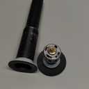 Bathroom Sink Drain,Drain Stopper Bathroom Sink Without Overflow,Pop Up Drain Assembly with Detachable Strainer Basket,Built-in Anti-Clogging Strainer,Stainless Steel Mattle Black