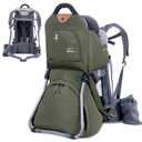 WIPHA Baby Backpack Carrier, Comfort Toddler Carrier Hiking Backpack with Canopy, Adjustable Lightweight Child Carrier