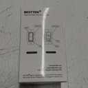 BESTTEN Dimmer Light Switch, Single Pole or 3 Way Slide Dimmable Switch, Compatible with LED Dimmable Lamp, CFL, Incandescent, Halogen Bulb, Neutral Wire Not Required, UL Listed, White