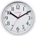 La Crosse 404-3020W 8-inch Basics Quartz Analog Wall Clock - White