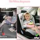 2 x Kids Car Seat Tray, Travel Tray with Cup Holder for Toddler, Kids Car Seat Food Snack Holder for Road Trip, Stroller snack Organizer travel must haves - Pink Color