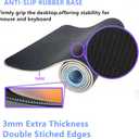 Large Mouse Pad 31.5x11.8 Inch, XXL Gaming Desk Mat with Non-Slip Rubber Base, Natural Scenery Design Mouse Pads for Desktop, Computer, Office & Home Use - Fits Keyboard and Laptop (Sunset Beach)