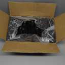 1,000 Plastic Disposable Cutlery Bulk Variety Pack Black Medium Weight Includes 334 forks, 333 knives, 333 soup spoons, Disposable Silverware Plastic Cutlery