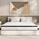 Full Size Mattress in a Box | Full Mattresses 12 Inch Hybrid | Medium Firm Memory Foam and Individual Pocket Springs Bed Matress | Fiberglass Free | Breathable | CertiPUR-US