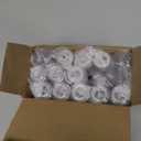 20 Pcs 30g/1oz Deodorant Jars Empty Refillable Round Plastic Deodorant Bottles Twist Up Bottom Filling Stick Tubes for Homemade DIY Lotion Bar Chapstick - Black