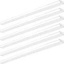 ANTLUX 8FT LED Shop Light, Ultra Slim LED Wraparounds 110W [6-lamp T8 Fluorescent Equiv.], 12500LM, 5000K, Commercial 8 Foot Strip Light, Flush Mount Garage Office Warehouse Ceiling Lighting, 6 Pack
