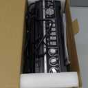 Retro Classic 80s Style Portable Boombox with Cassette Player Recorder, AM/FM/SW1/SW2 Radio, Bluetooth, USB/Micro SD Slots, Headphone Jack, 24W Dual Full-Range High Bass Speakers (Black)