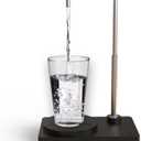 Desk Water Dispenser- Intelligent Desktop Water Bottle, Automatic Water Pump for Universal Bottle Water Dispenser USB Charging Jug Pump for Home, Office, Outdoor (Black)