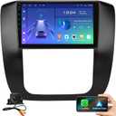 Car Stereo Radio for GMC Yukon Tahoe Suburban 2007-2012 Sierra Silverado 2010-2013 with Carplay Android Auto 9 Inch 5G WiFi FM/AM 48EQ Mirroring AirPlay